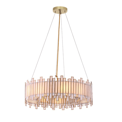 Birla 28-Inch Chandelier in Brass by Eurofase