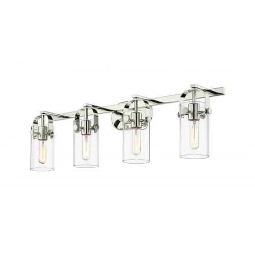 Pilaster II Bath Light in Polished Nickel by Innovations Lighting