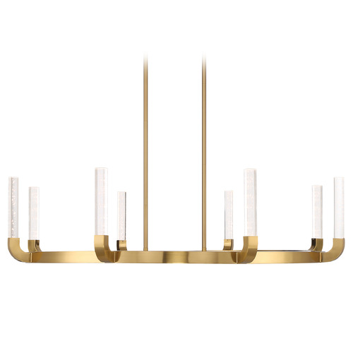 Savoy House Savoy House Lighting Breegan Jane Del Mar Warm Brass LED Chandelier 1-2507-8-322