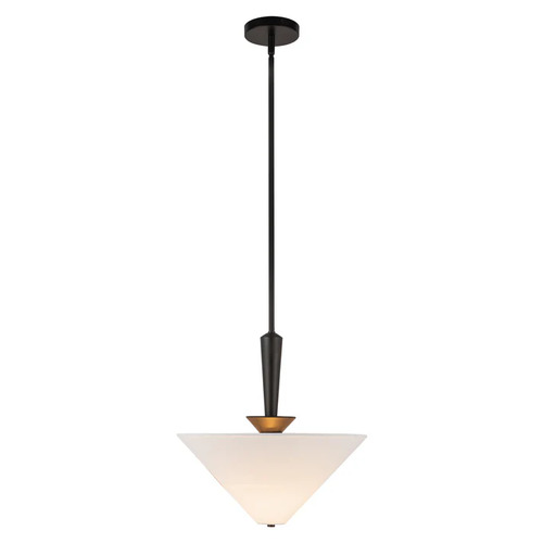 Alora Lighting Bridgette Matte Black Pendant Light with Conical Shade