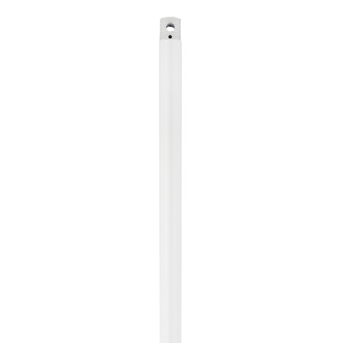 Visual Comfort Fan Collection Threaded Downrods White Fan Downrod