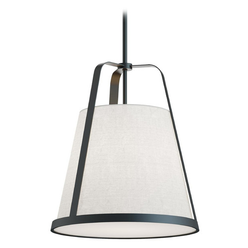 Afx Lighting Lizzette Black Pendant Light with Empire Shade