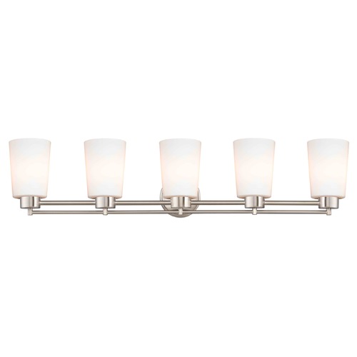 Satin Nickel Bathroom Light