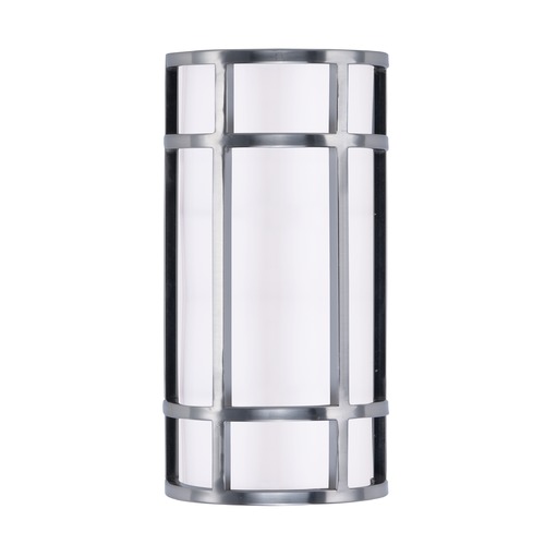 Moon Ray Satin Nickel LED Outdoor Wall Light by Maxim Lighting