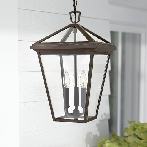 Hinkley Hinkley Alford Place 3-Light Oil Rubbed Bronze Outdoor Hanging Light 2562OZ