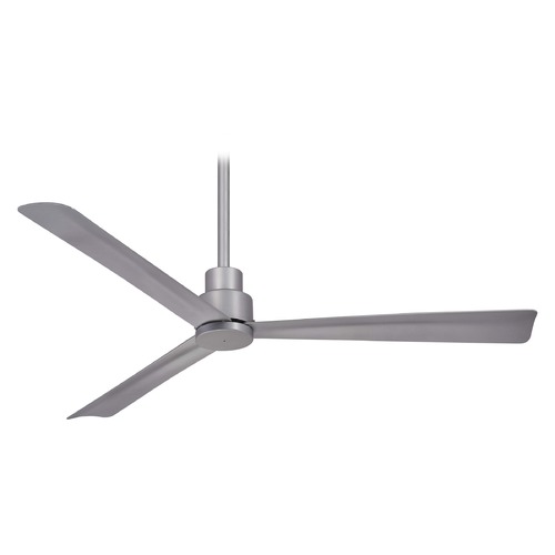 Simple 44-Inch Fan in Silver by Minka Aire