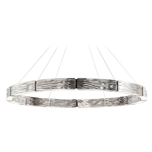 Modern Forms by WAC Lighting Zelda 48-Inch LED Chandelier in Polished Nickel by Modern Forms PD-56748-PN