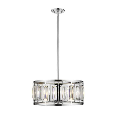 Z-Lite Mersesse Chrome Pendant by Z-Lite 6007-19CH