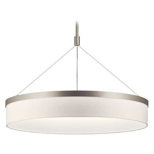 Mercel 26.50-Inch Satin Nickel LED Pendant 3000K by Kichler Lighting