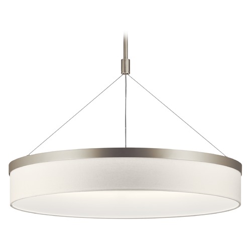 Kichler Lighting Mercel 26.50-Inch Satin Nickel LED Pendant 3000K by Kichler Lighting 42298SNLED