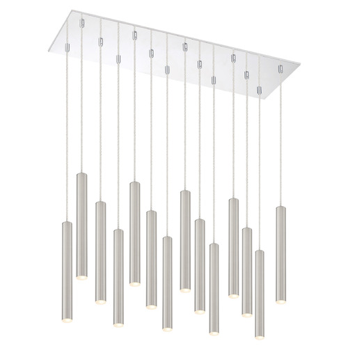 Z-Lite Forest Chrome LED Multi-Light Pendant by Z-Lite 917MP12-BN-LED-14LCH