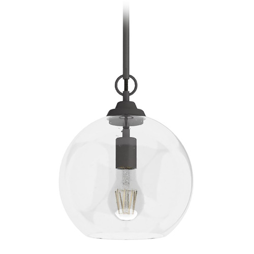 Hunter Fan Company Hunter Fan Company High Oaks Noble Bronze Mini-Pendant Light with Globe Shade 19558