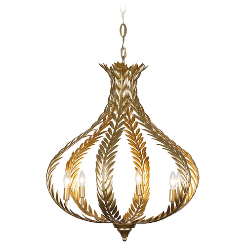 Savoy House Savoy House Lighting Breegan Jane Atlas Grecian Gold Chandelier 1-4000-6-31