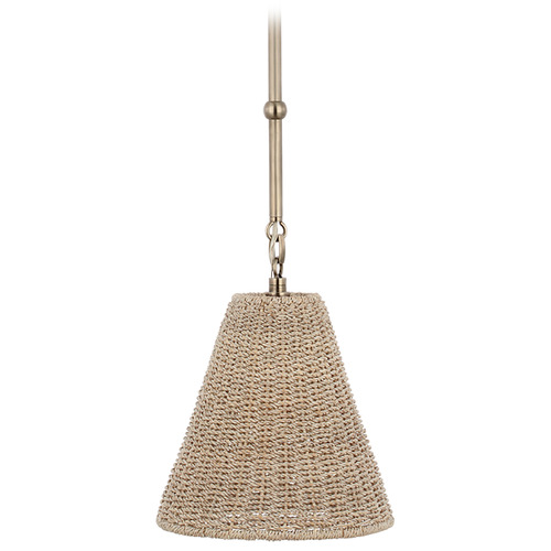 Goodman Antique Nickel Ash Mini Pendant Light
