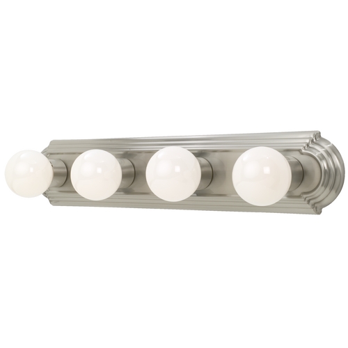Design Classics Lighting Four-Light Bathroom Vanity Light 524-SN