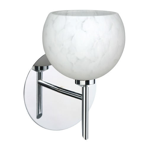 Besa Lighting Palla Chrome LED Sconce