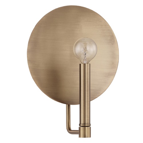 Wells Wall Sconce in Aged Brass by Capital Lighting