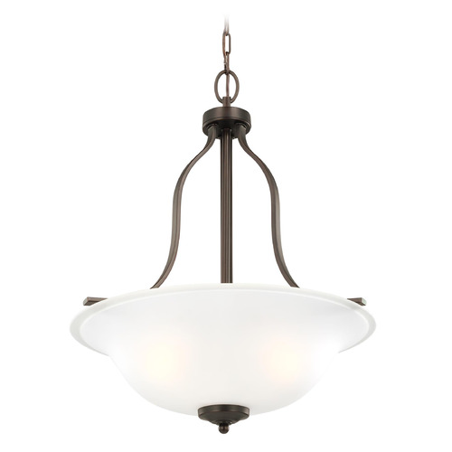 Generation Lighting Emmons 17.75-Inch Bronze Pendant by Generation Lighting 6639003-710