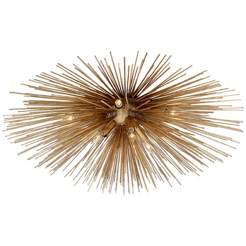 Kelly Wearstler Strada Flush Mount in Gild by Visual Comfort Signature