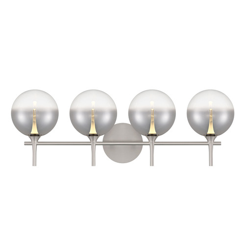 Lissa 4-Light LED Vanity Light in Satin Nickel by Eurofase Lighting
