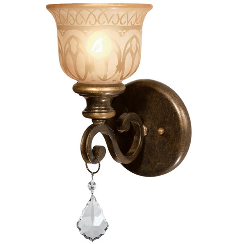 Crystorama Lighting Norwalk Bronze Umber Sconce