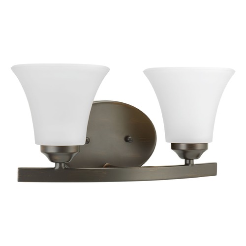 Progress Lighting Adorn 2-Light in Bronze Bath Light by Progress Lighting P2009-20W