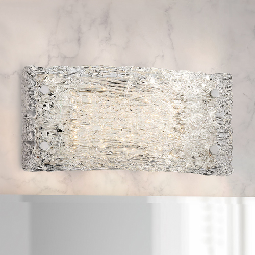 Forest Ice LED Sconce in Chrome by George Kovacs