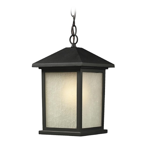 Holbrook Black Outdoor Hanging Light by Z-Lite