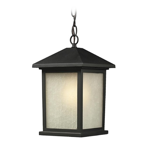 Z-Lite Holbrook Black Outdoor Hanging Light by Z-Lite 507CHM-BK