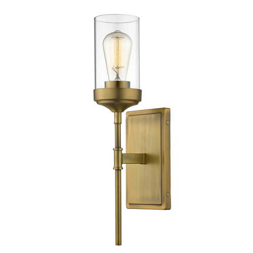 Z-Lite Calliope Foundry Brass Sconce by Z-Lite 617-1S-FB