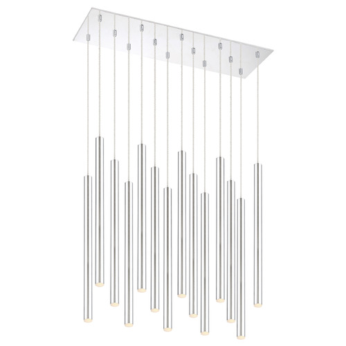 Z-Lite Forest Chrome LED Multi-Light Pendant by Z-Lite 917MP24-CH-LED-14LCH