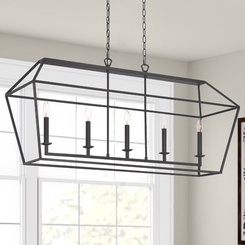 Aviary Palladian Bronze 5-Light Chandelier by Quoizel Lighting