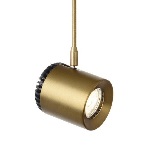 Visual Comfort Modern Collection Sean Lavin Burk 3-Inch 2700K 40-Degree LED Freejack Track Head in Brass by VC Modern 700FJBRK9273503R