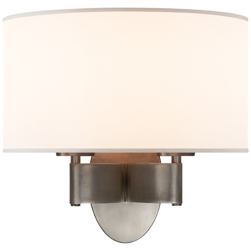 Visual Comfort Signature Collection Barbara Barry Graceful Ribbon Sconce in Pewter by Visual Comfort Signature BBL2039PWTS