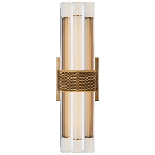 Visual Comfort Signature Collection Lauren Rottet Fascio 14-Inch Sconce in Brass by Visual Comfort Signature LR2905HABCG