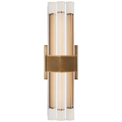 Lauren Rottet Fascio 14-Inch Sconce in Brass by Visual Comfort Signature