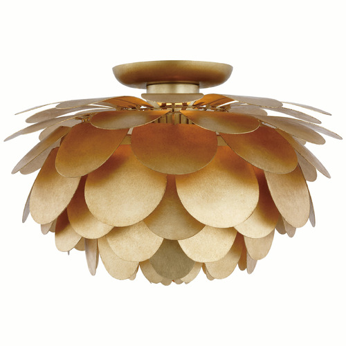 Chapman & Myers Cynara Flush Mount in Gild by VC Signature