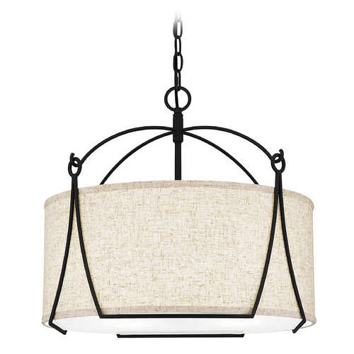 Quoizel Lighting Adeline 20.50-Inch Pendant in Earth Black by Quoizel Lighting QOP5355EK