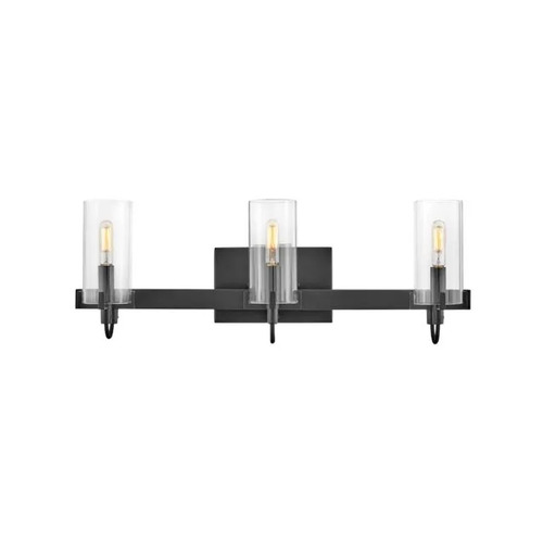 Hinkley Ryden 3-Light Bath Light in Black by Hinkley Lighting 58063BK