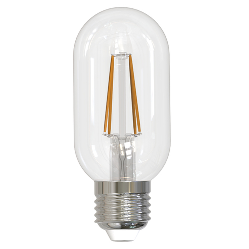 5W Clear LED T14 E26 Light Bulb in 2700K by Bulbrite