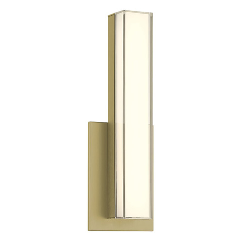 Vantage 14-Inch LED Wall Sconce in Ashen Brass by Minka Lavery