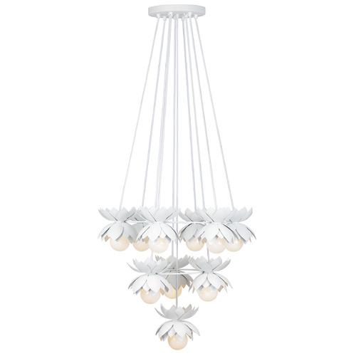 Savoy House Lighting Breegan Jane Pacha White Cashmere Chandelier