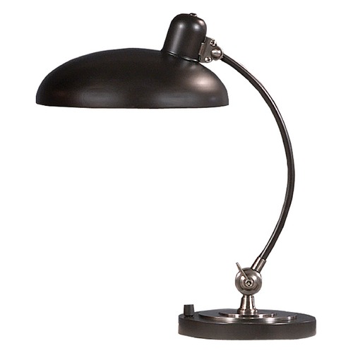 Bruno Lead Table Lamp Bronze by Robert Abbey