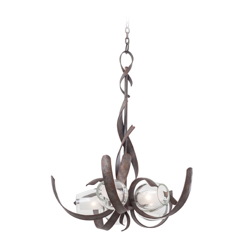 Solana Oxidized Copper Chandelier by Kalco Lighting