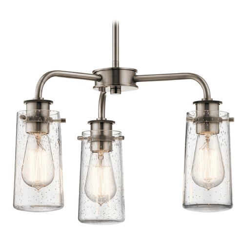 Braelyn 18-Inch Chandelier in Classic Pewter by Kichler Lighting