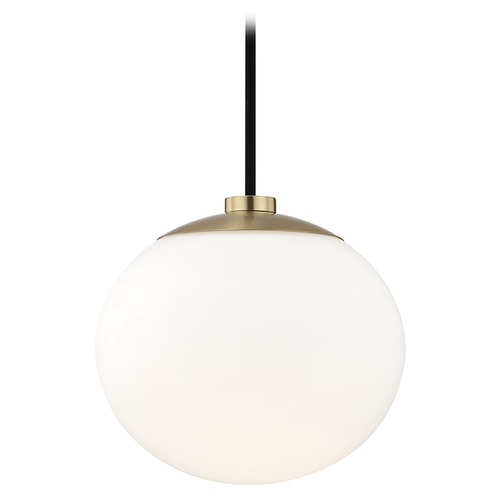 Mitzi by Hudson Valley Estee Mini Pendant in Brass by Mitzi by Hudson Valley H134701-AGB