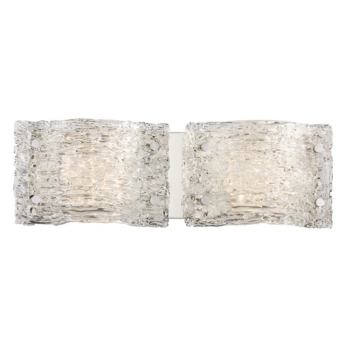 Forest Ice LED Bathroom Light in Chrome by George Kovacs