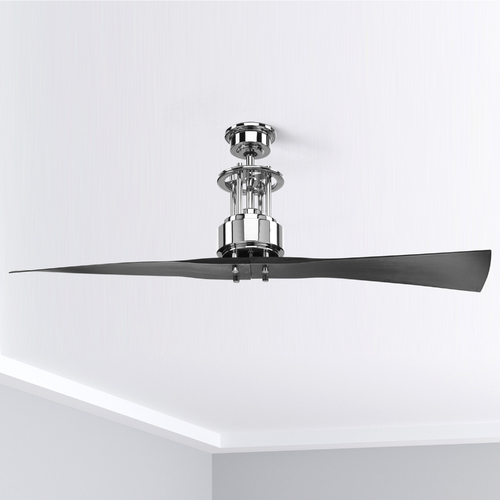 Spades Polished Chrome Ceiling Fan by Progress Lighting
