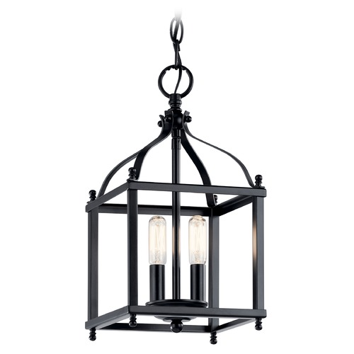 Larkin 2-Light Black Pendant by Kichler Lighting