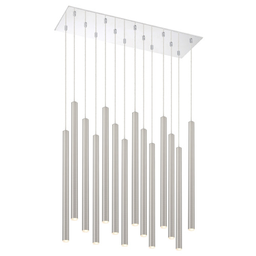 Z-Lite Forest Chrome LED Multi-Light Pendant by Z-Lite 917MP24-BN-LED-14LCH